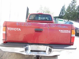 2000 TOYOTA TACOMA SR5 PRERUNNER BURGUNDY XTRA CAB 3.4L AT 2WD Z18185 